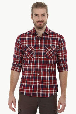 Twin Pocket Check Shirt