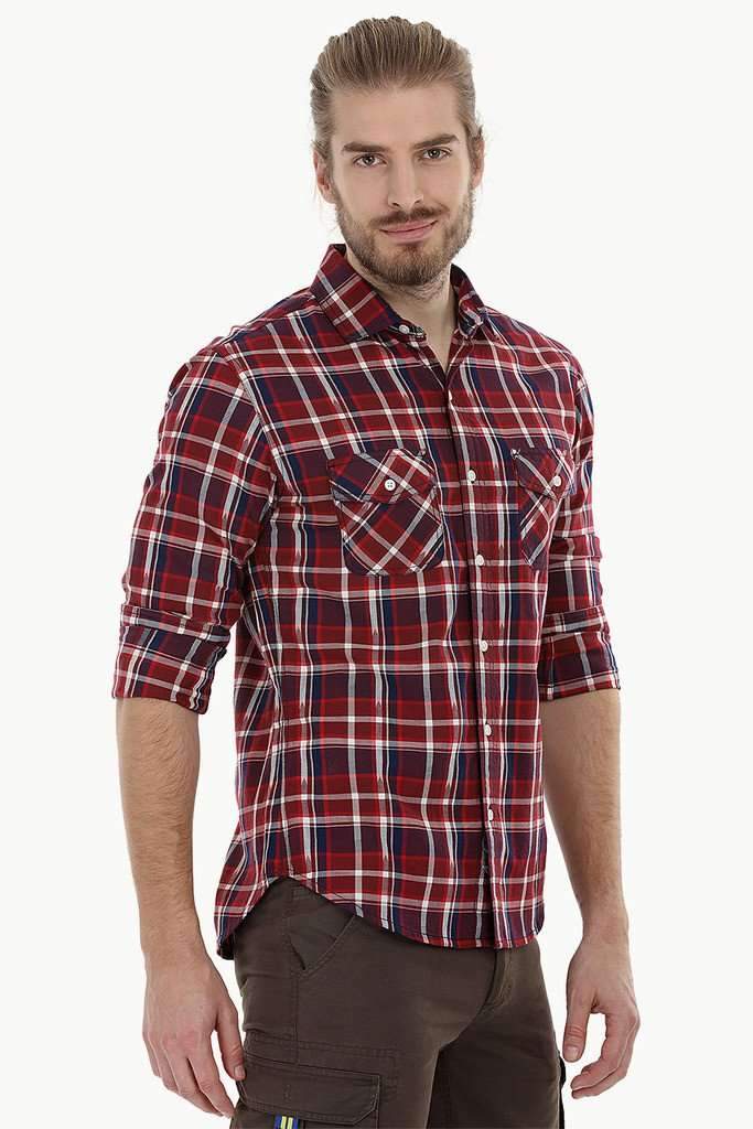 Twin Pocket Check Shirt