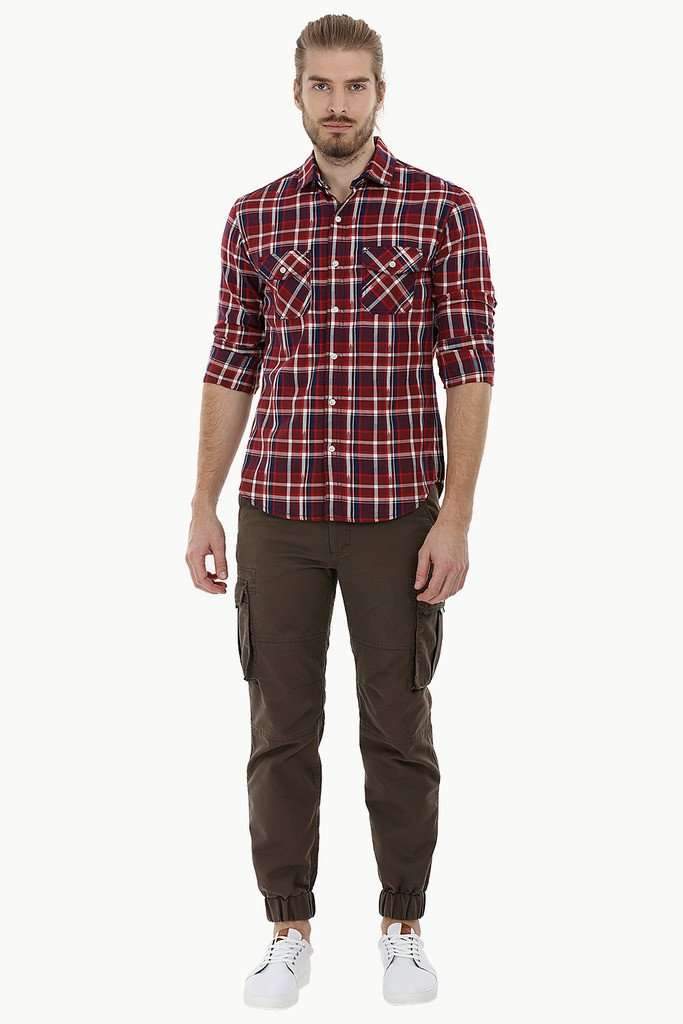 Twin Pocket Check Shirt