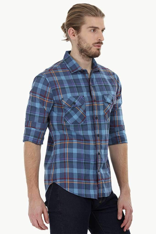 Twin Pocket Check Shirt