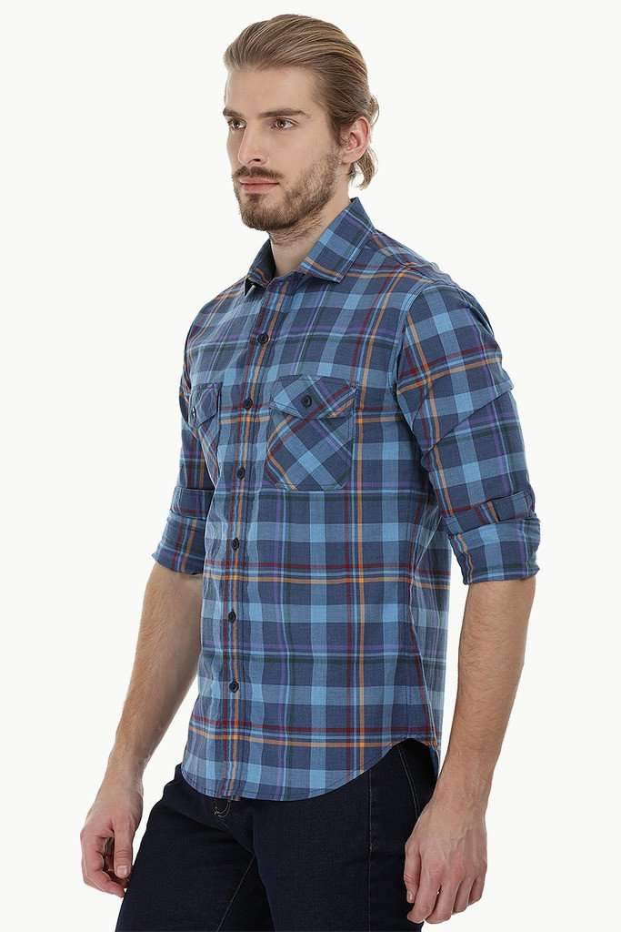 Twin Pocket Check Shirt