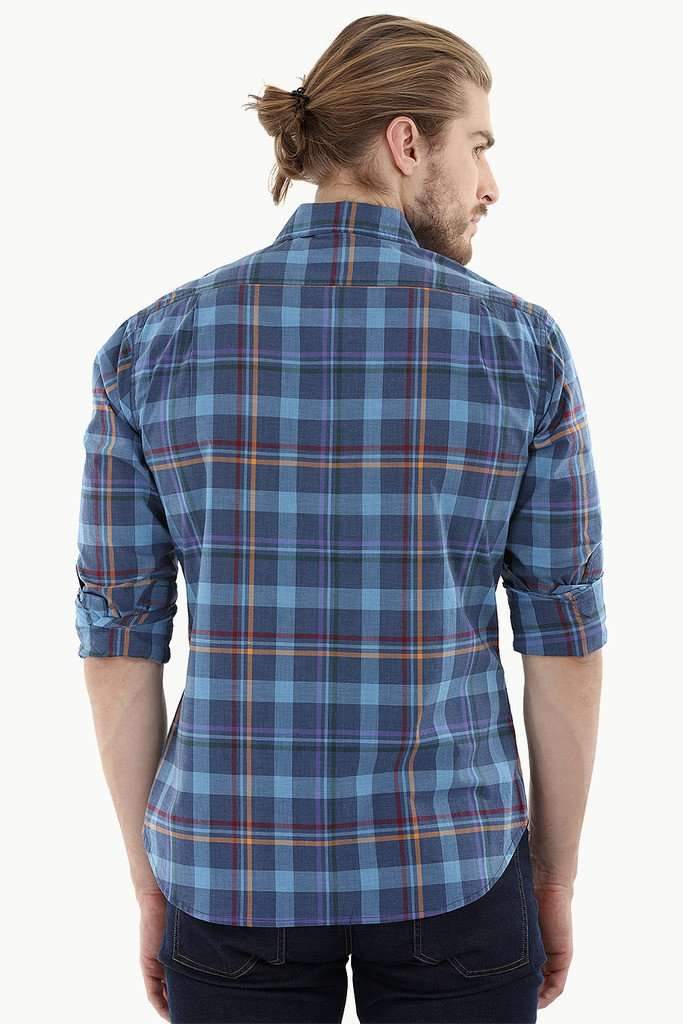 Twin Pocket Check Shirt