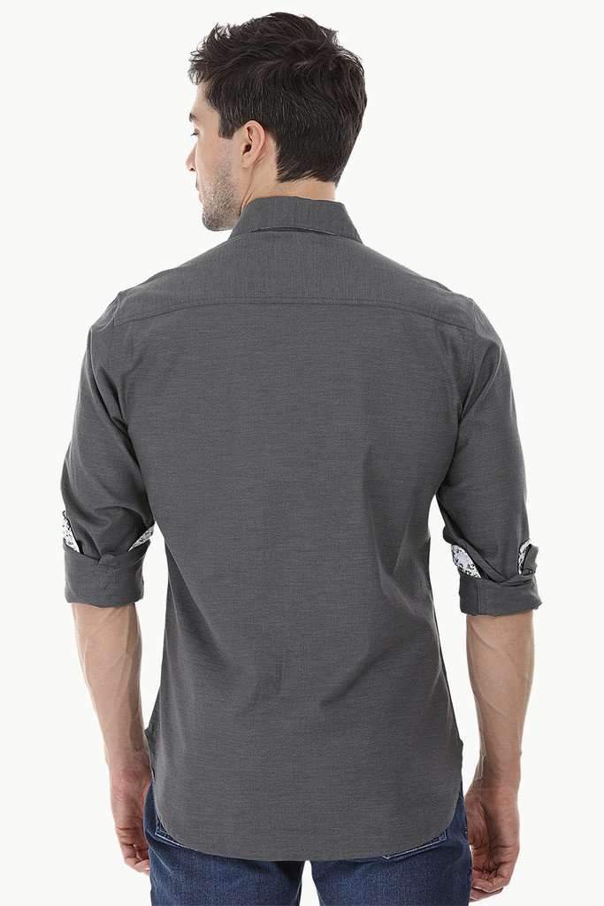 Lightweight Shirt with Printed Panel