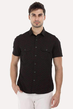 Short Sleeve Shirt with Twin Pockets