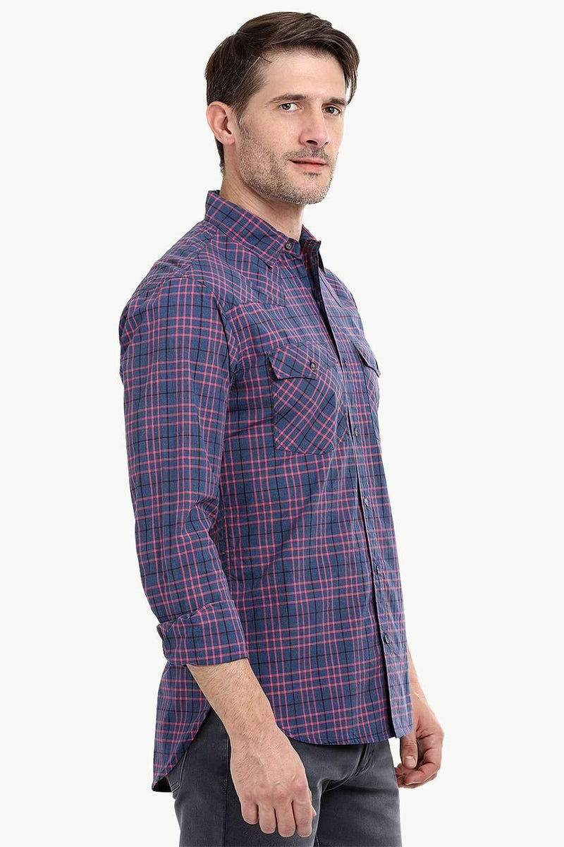 Men's Tattersall Western Check Shirt