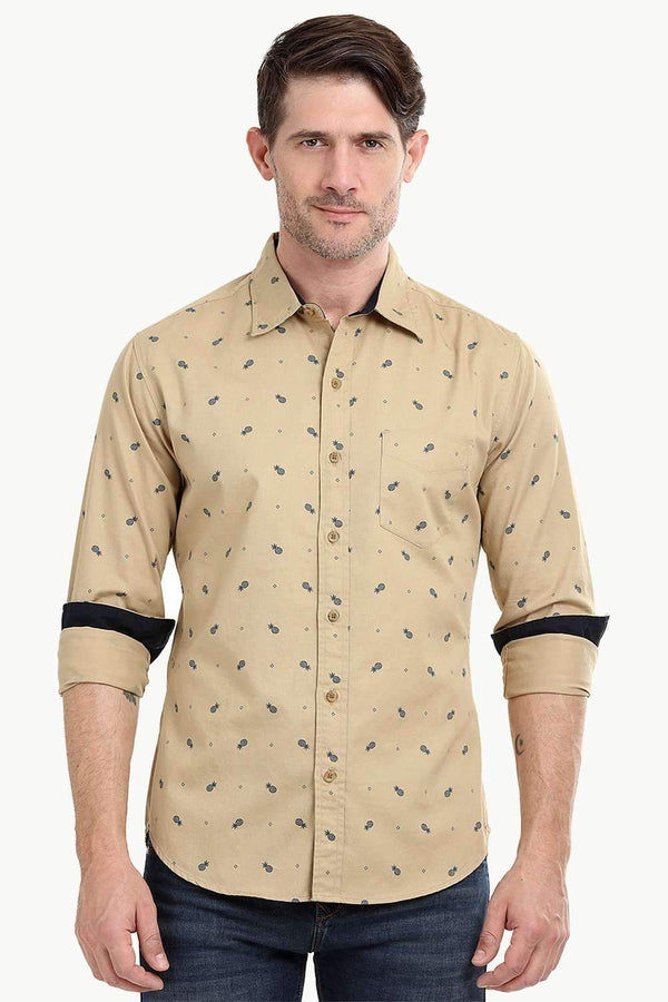 Men's Pineapple Print Shirt