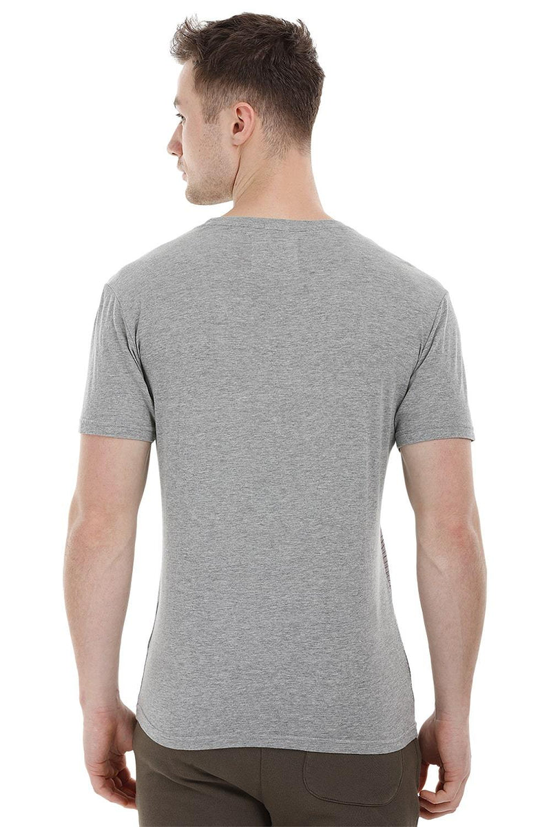 Stripe Block Grey T-Shirt