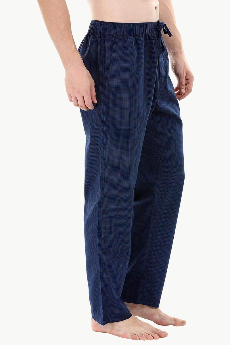 Woven Lightweight Navy Pyjamas