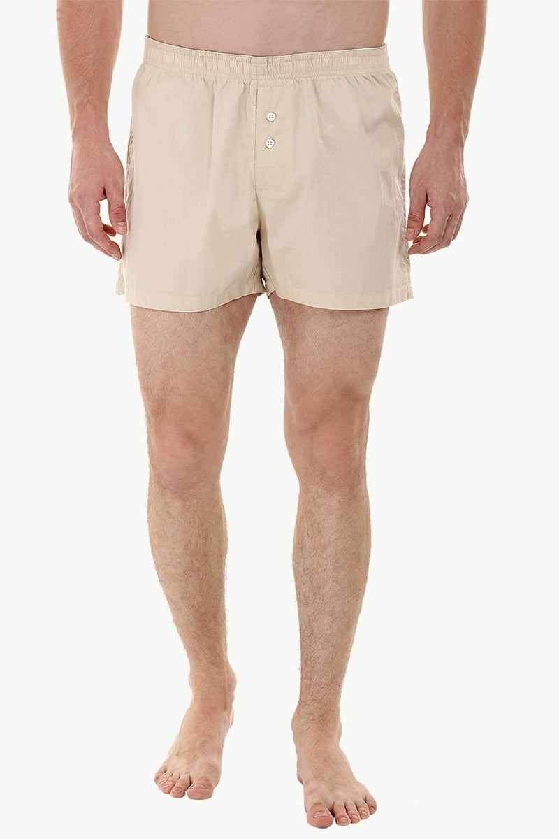 Elastic Band Brown Boxer Shorts