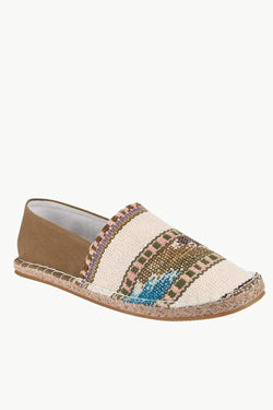 Mens Woven Ethnic Espadrilles