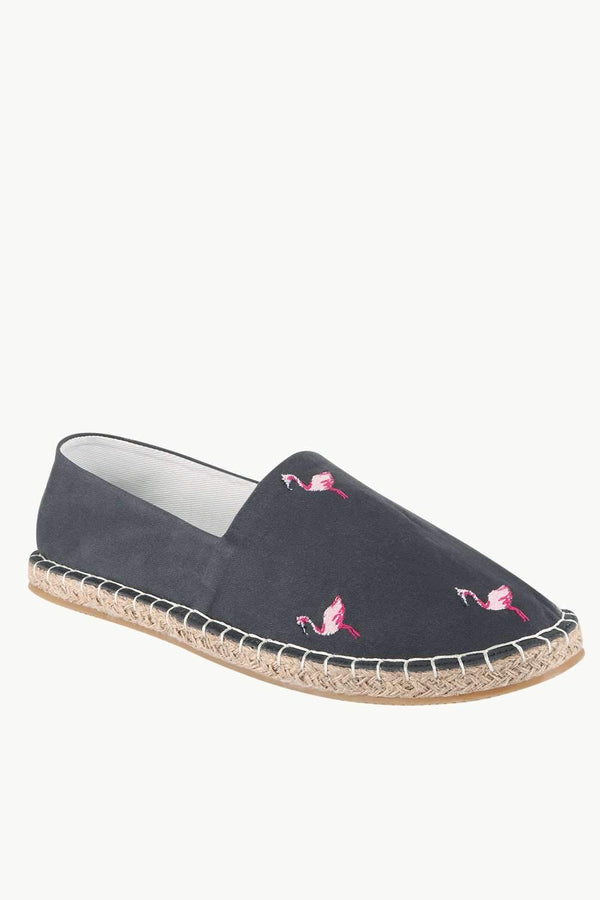 Mens Swan Embroidered Espadrilles