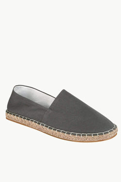 Men's Charcoal Solid Espadrilles