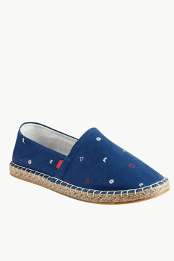 Men's Race Print Navy Espadrilles