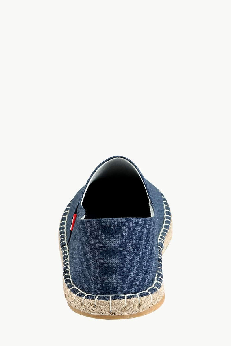 Men's Thread Print Navy Espadrilles