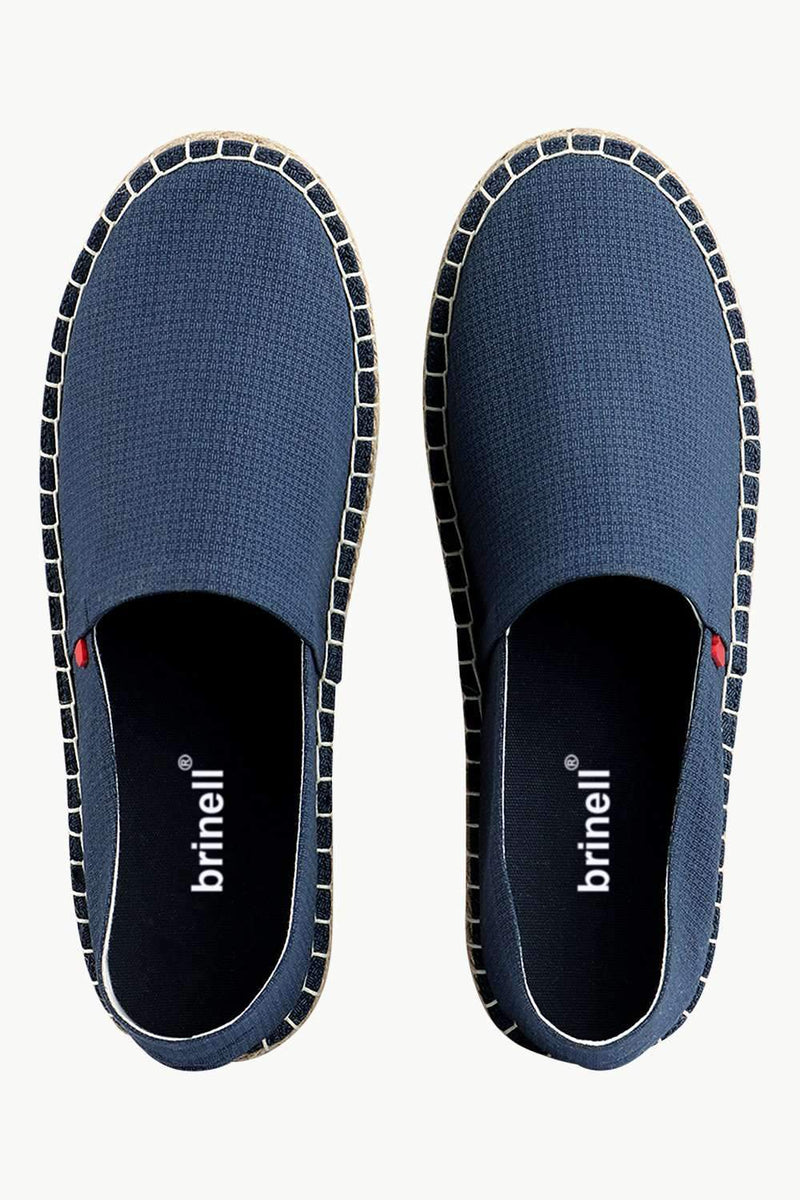 Men's Thread Print Navy Espadrilles