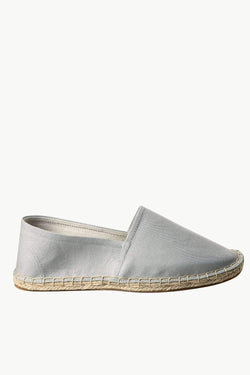 Men's Light Grey Canvas Basque Espadrilles