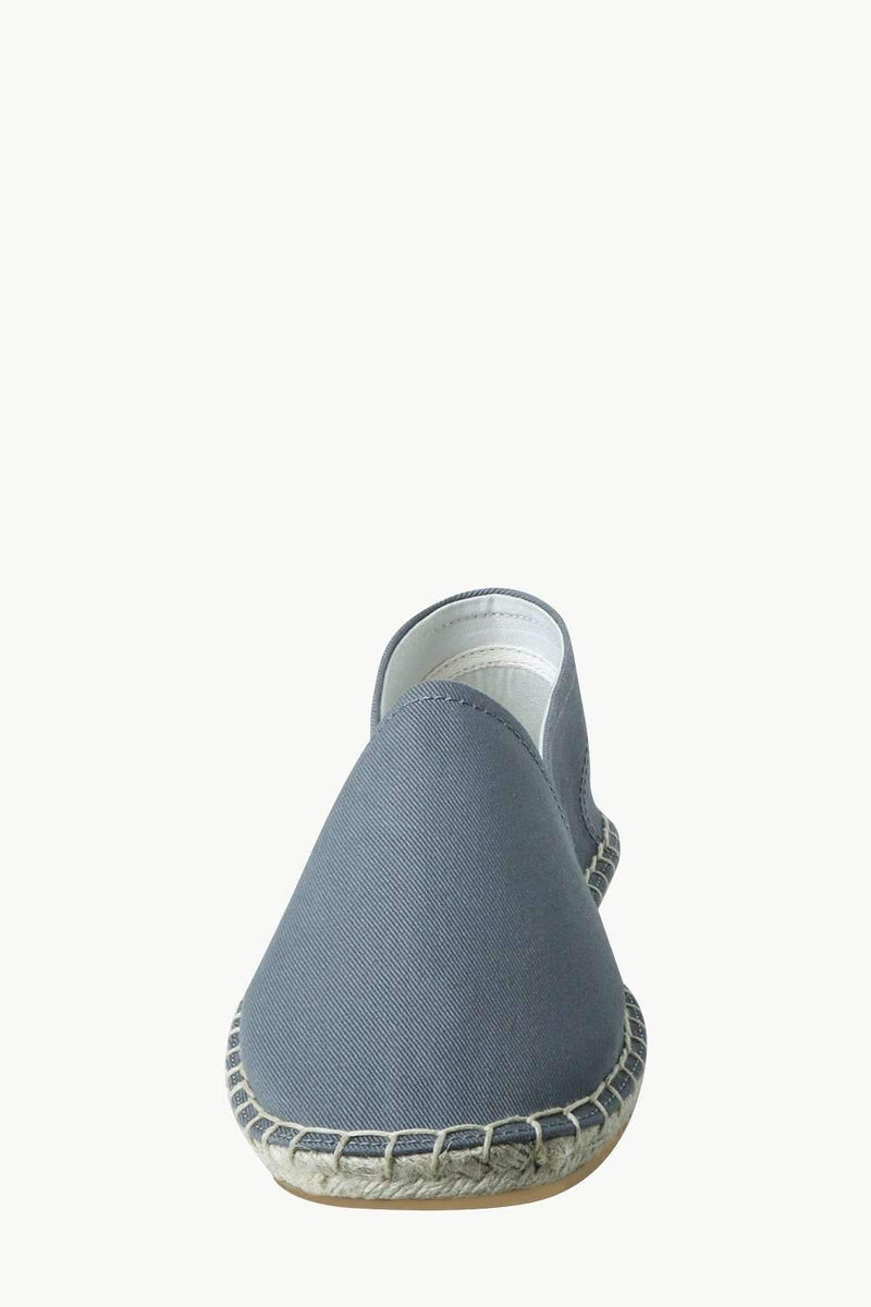 Men's Stone Grey Canvas Basque Espadrilles