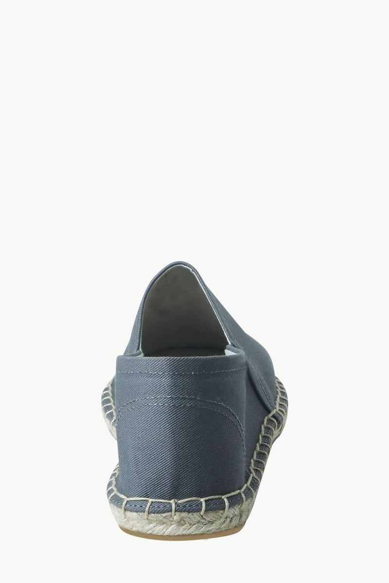 Men's Stone Grey Canvas Basque Espadrilles