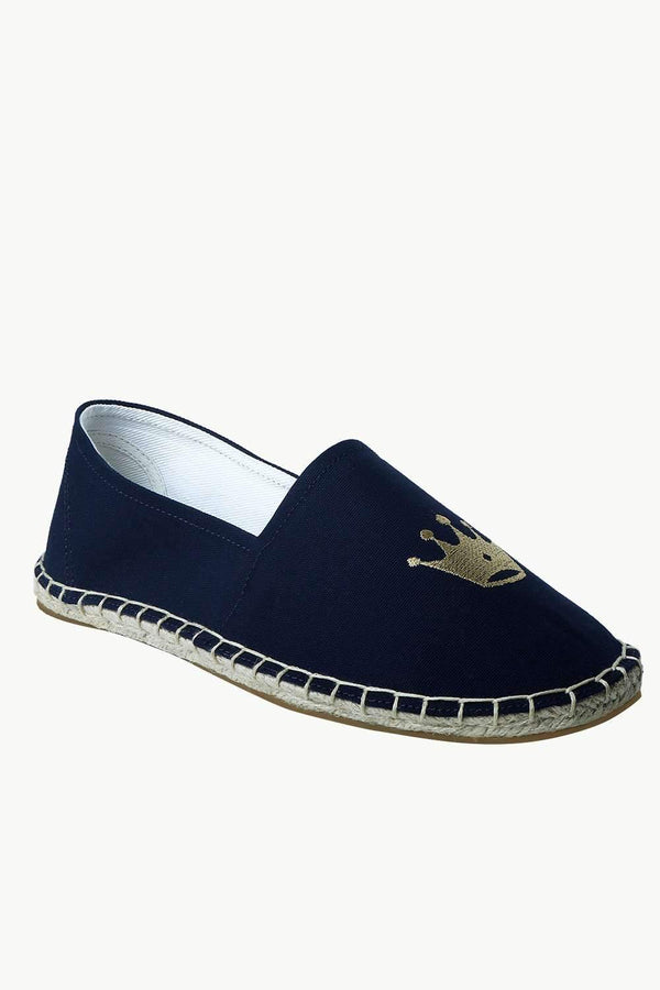 Men's Navy Crown Tag Espadrilles