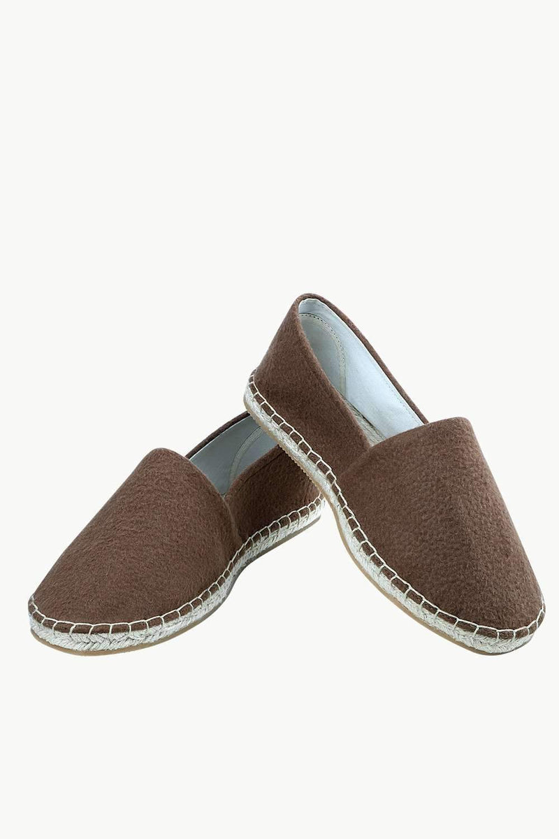 Men's Urban Brown Fur Espadrilles