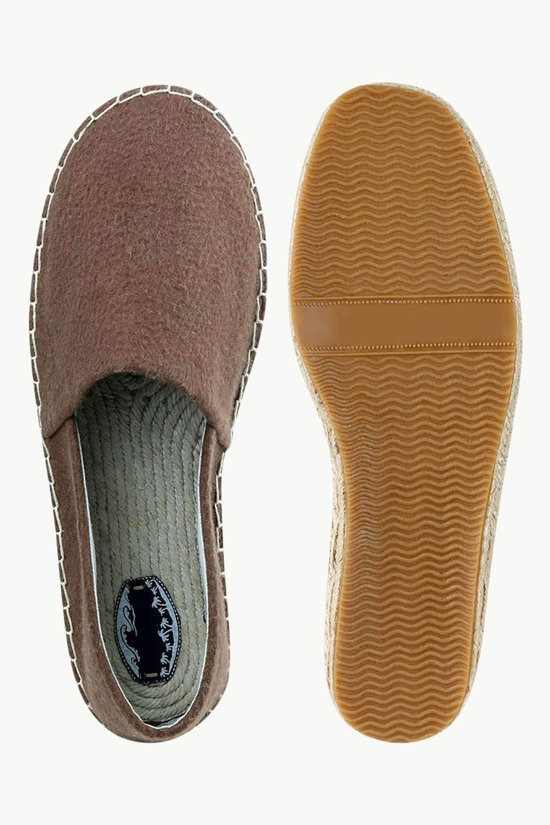 Men's Urban Brown Fur Espadrilles