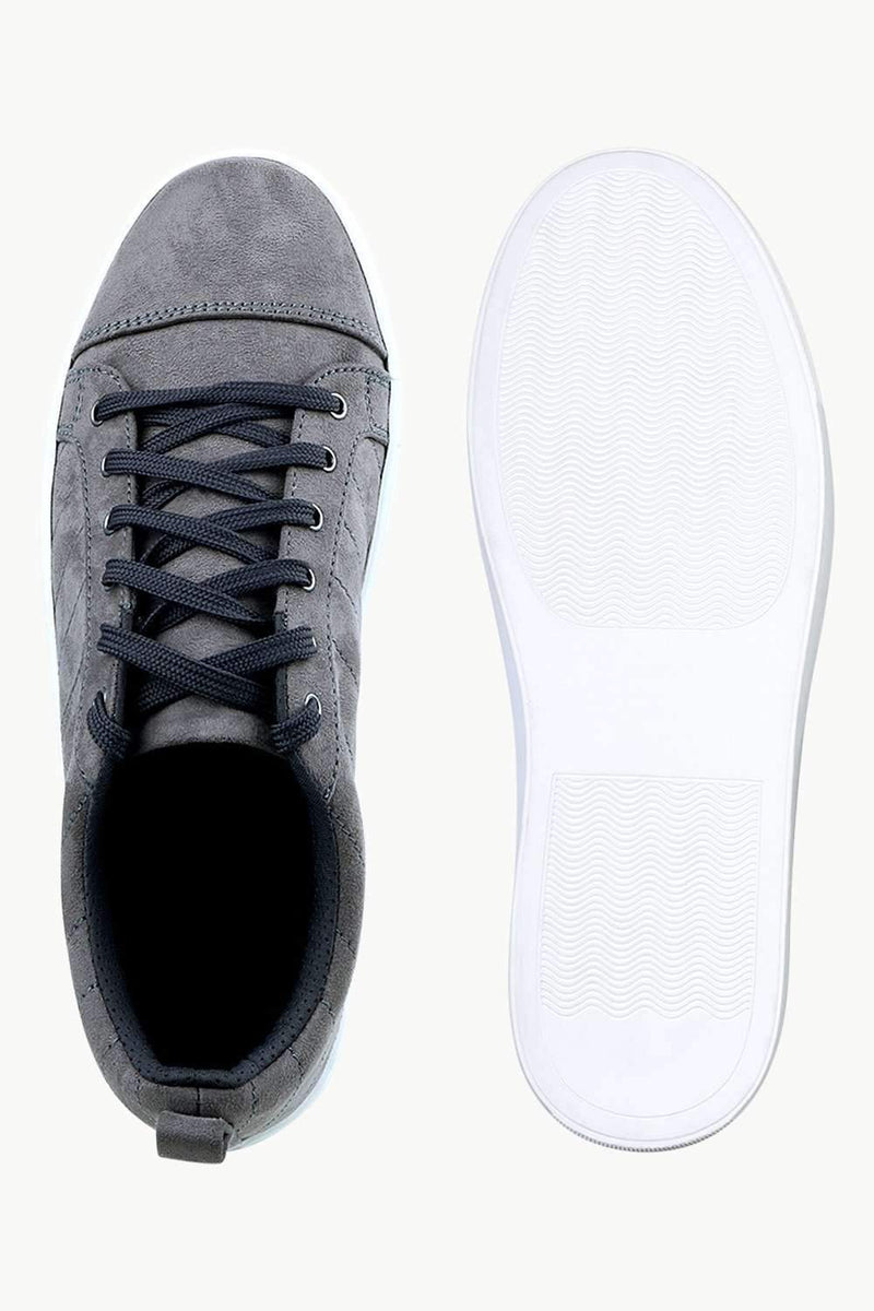 Men's Suede Grey Sneakers