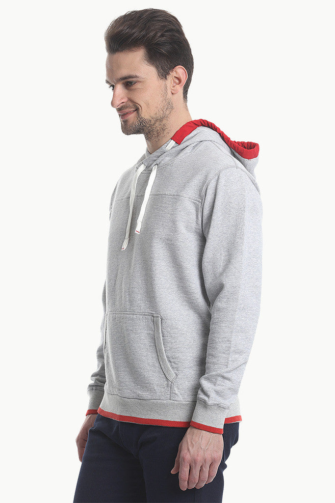 Heather Hoodie With Cire Lining