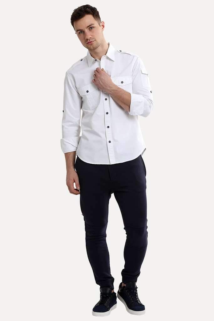 Cargo Shirt with Epaulets