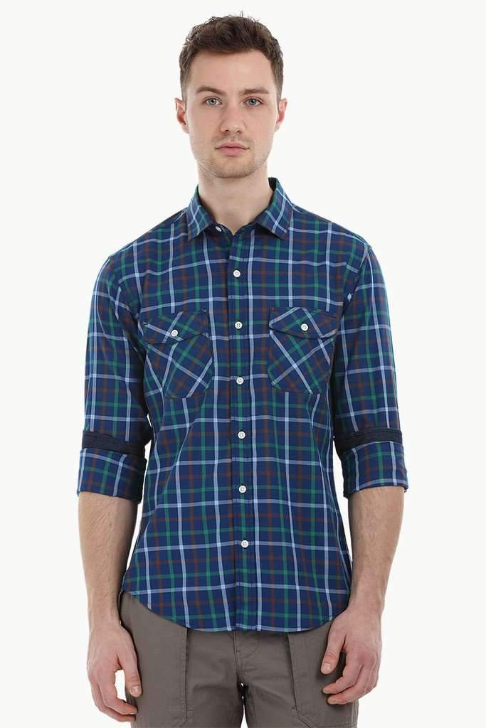 Casual Plaid Check Shirt