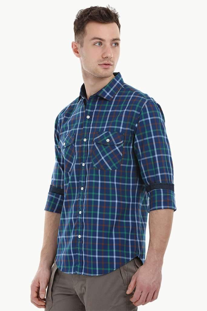 Casual Plaid Check Shirt