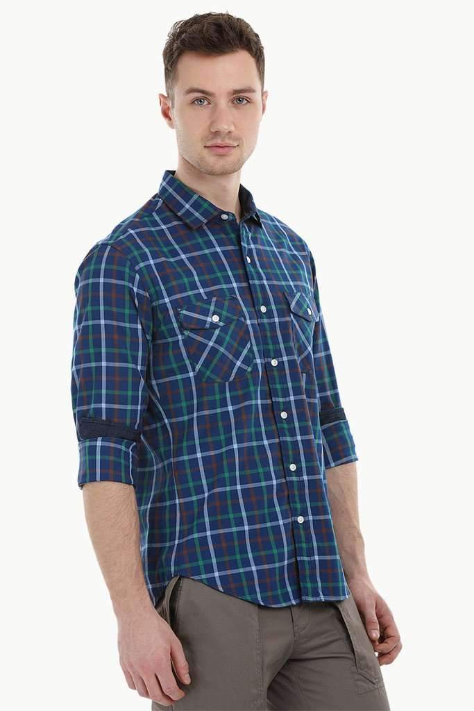 Casual Plaid Check Shirt