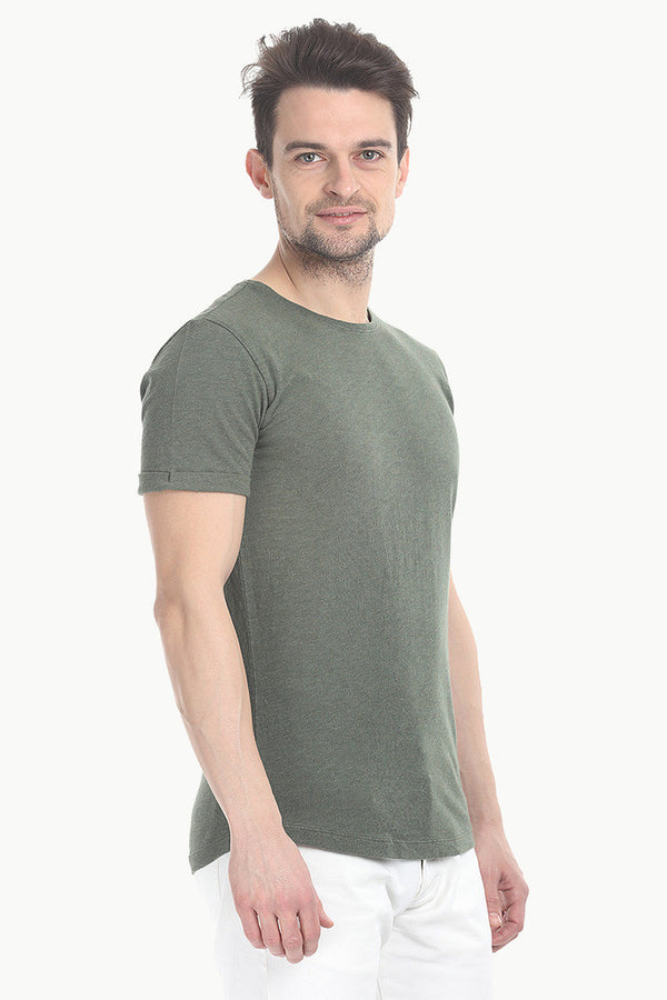 Crew Neck Pure Cotton Basic Tee