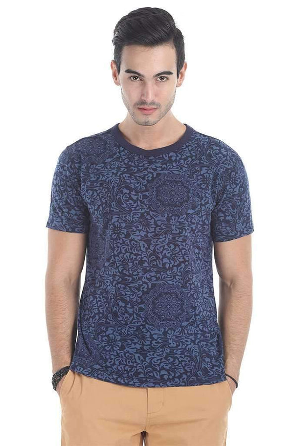 Easy Summer Printed Crew Neck Tee