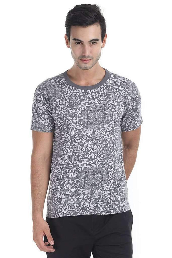 Easy Summer Printed Crew Neck Tee