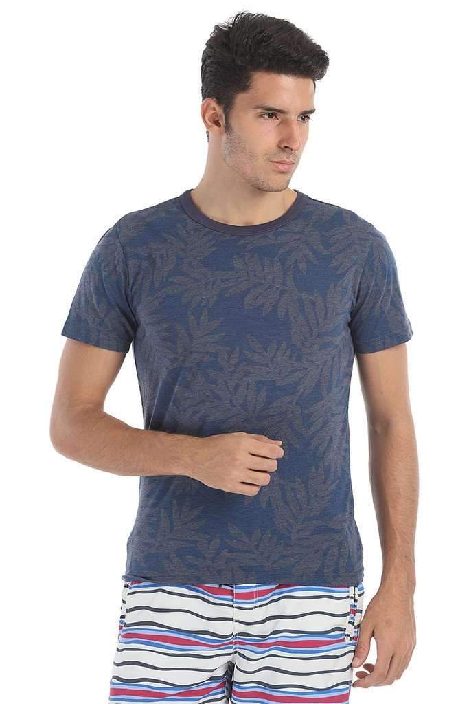 Easy Summer Printed Crew Neck Tee