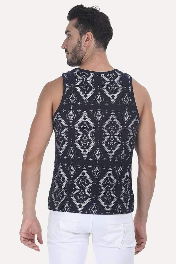 Geometric Reverse Printed Tank