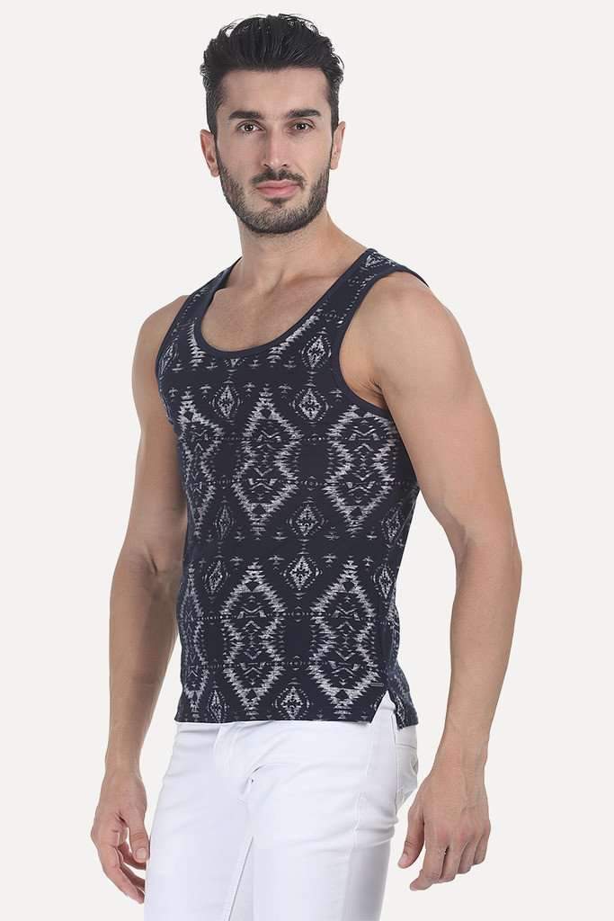 Geometric Reverse Printed Tank