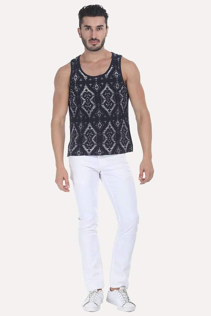 Geometric Reverse Printed Tank