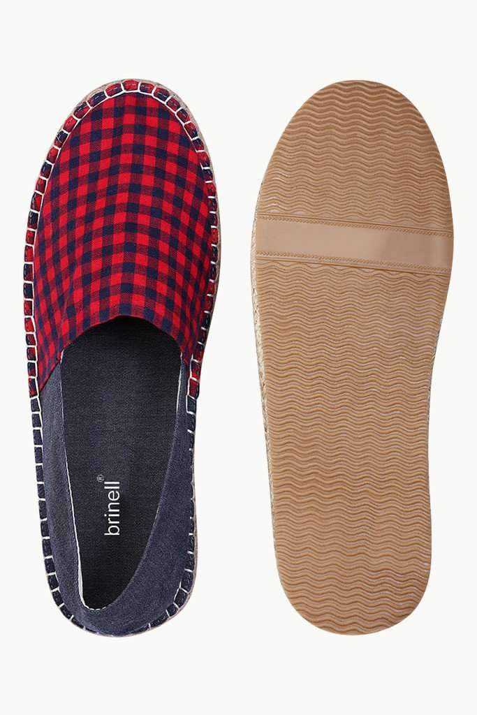 Checked Oxford Espadrilles