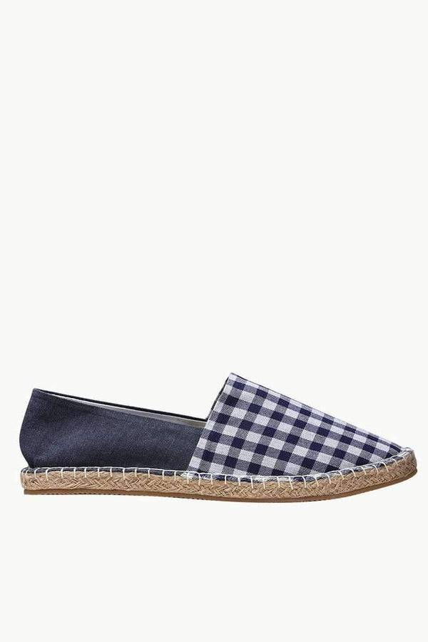 Checked Oxford Espadrilles