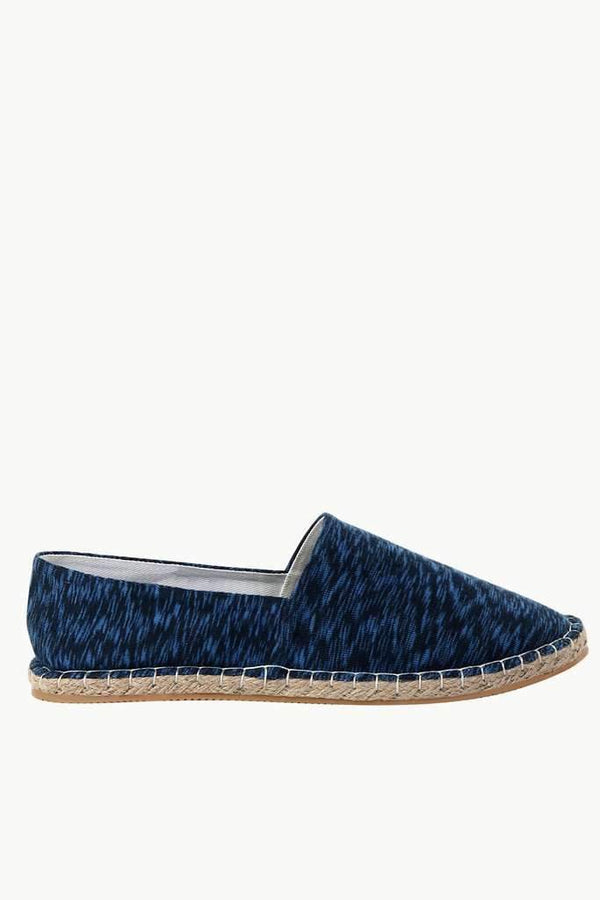 Knit Slub Print Espadrilles