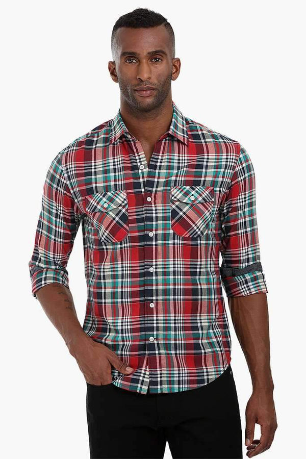 Lightweight Madras Check Cotton Shirt