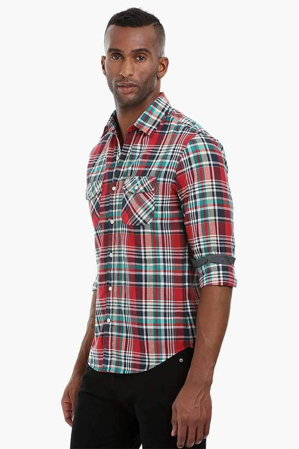 Lightweight Madras Check Cotton Shirt