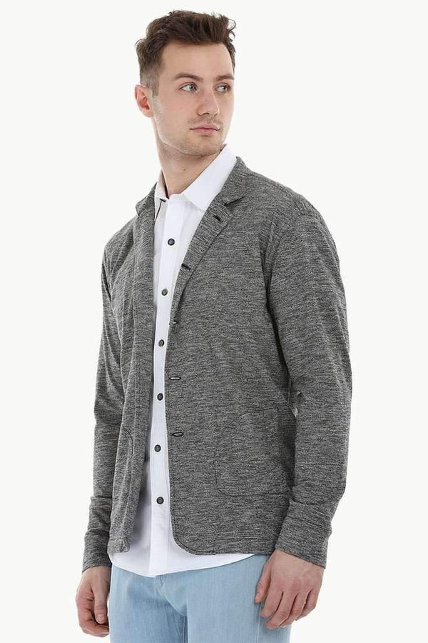 Lightweight Nehru Knit Jacket