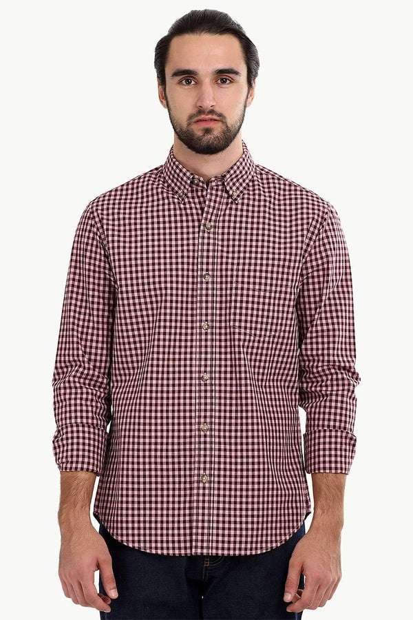 Men's Lemonade Pink Gingham Shirt