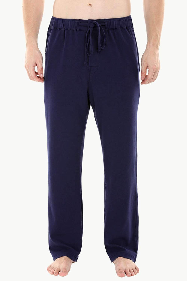 Navy Brushed Knit Pyjamas