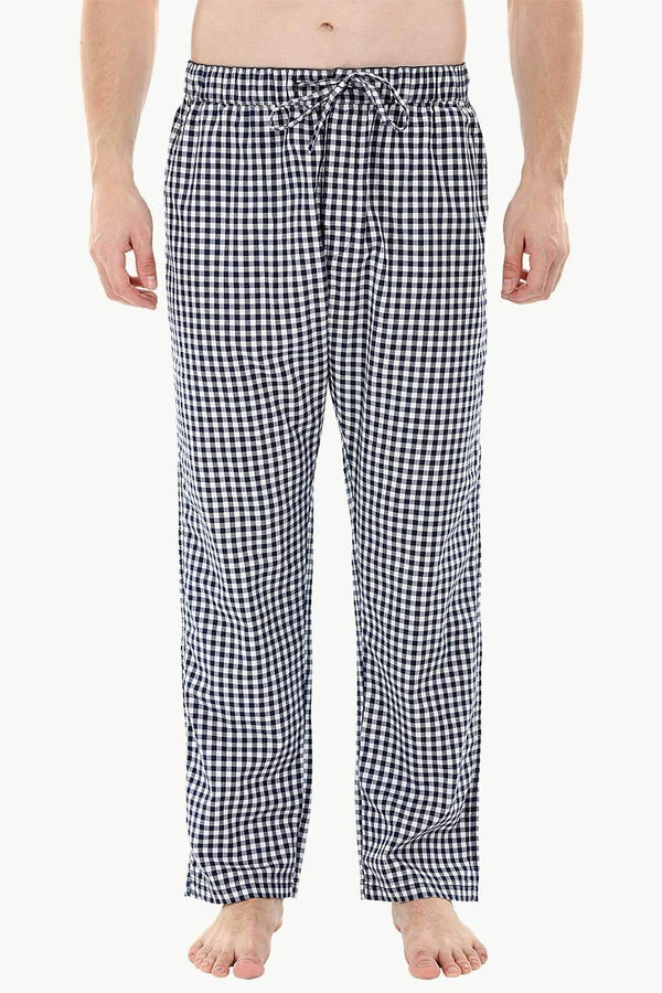 Navy Check Lightweight Pyjamas