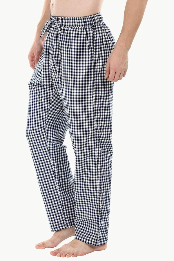 Navy Check Lightweight Pyjamas