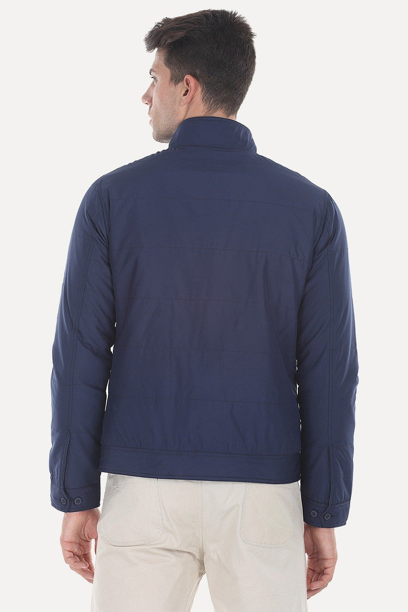 Polyester Padded Full Sleeves Cire Jacket