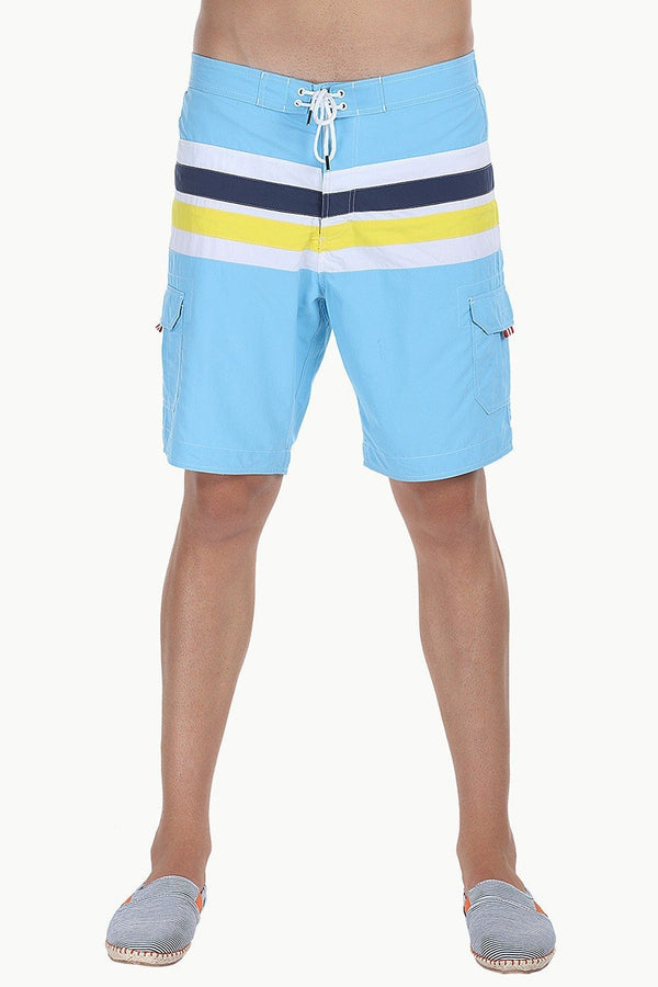 Racing Stripes Nylon Swim Shorts